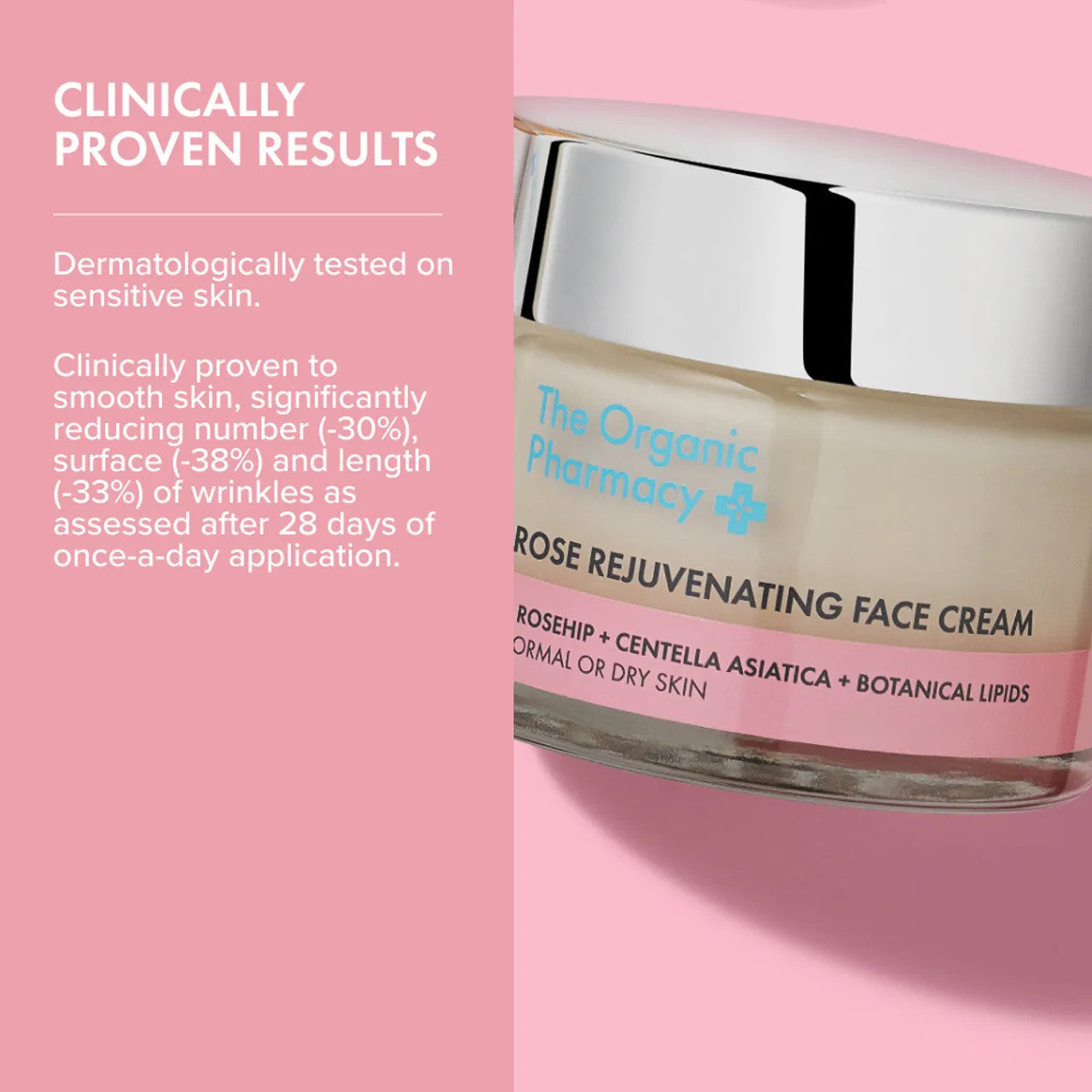 The Organic Pharmacy Rose Rejuvenating Face Cream 50ml (exp 03/2028)