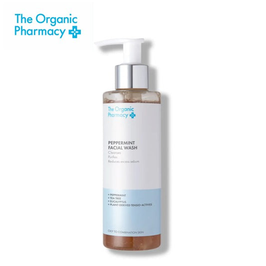The Organic Pharmacy Peppermint Facial Wash 200ml (exp 08/2027)