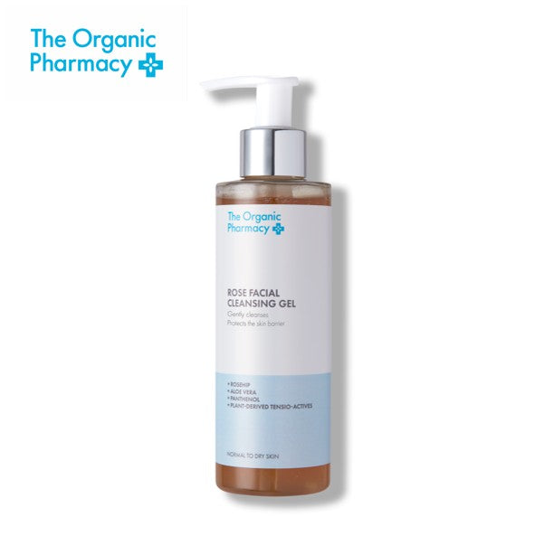 The Organic Pharmacy Rose Facial Cleansing Gel 200ml (exp 10/2027)
