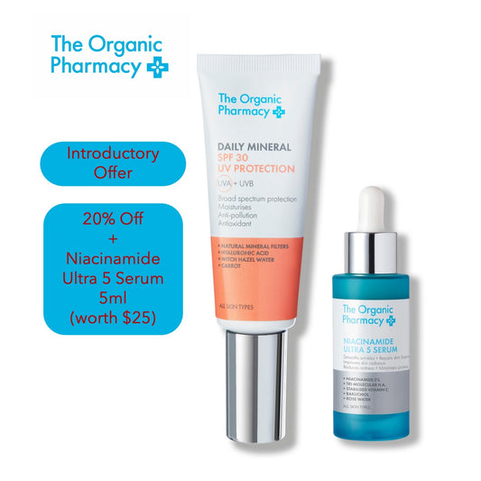 The Organic Pharmacy Daily Mineral SPF30 UV Protection 50ml (Exp 04/2030)