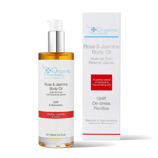 The Organic Pharmacy Rose and Jasmine Body Oil 100ml (exp 11/2026)