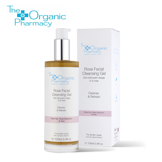 The Organic Pharmacy Rose Facial Cleansing Gel 100ml (exp 09/2024)