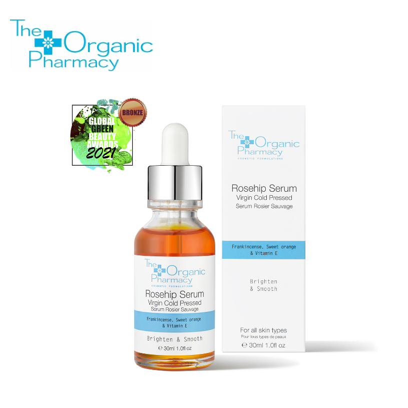 The Organic Pharmacy Rosehip Serum 30ml EcoCert Certified (exp 10/2026)