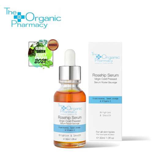 The Organic Pharmacy Rosehip Serum 30ml EcoCert Certified (exp 10/2026)